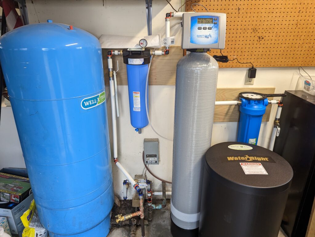 Water softener and filtration system installed for water treatment in a Marysville, WA home